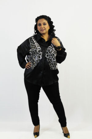 Midnight Flare Sequin Edit Shirt