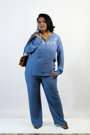 Moonlight Muse Blue Cord Set