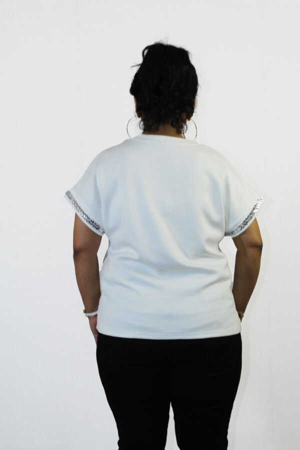 Chill Script Statement White Top - Image 3